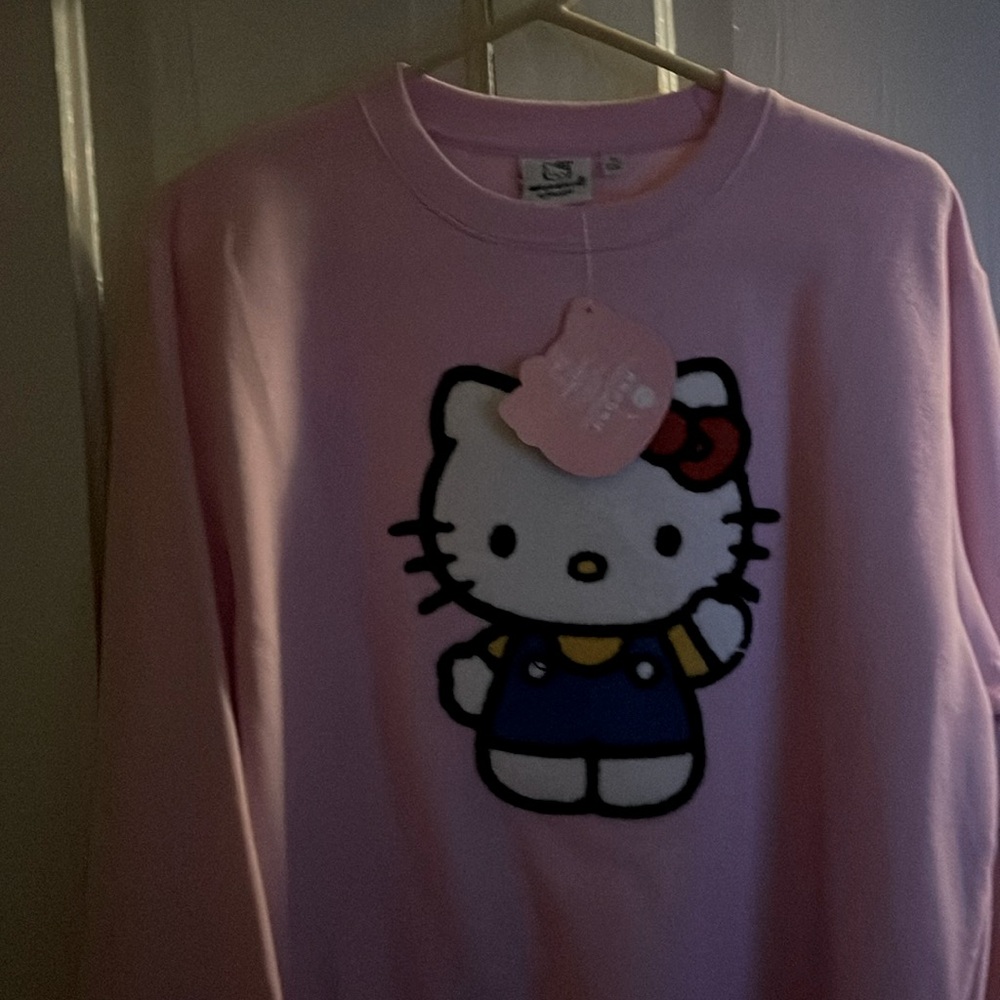 Crew neck hello kitty sweatshirt